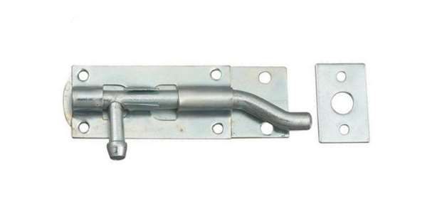 PERRY Cranked Tower Bolt 150mm BZP