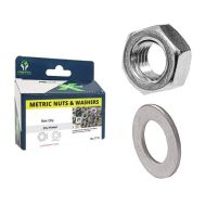 PERRY Nuts & Washers Pack Hex Full M6 ZP