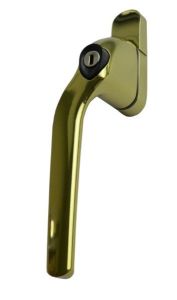  Upvc Window Handle Locking Left Hand Gold