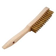 RHODIUS RDS-353101 Wire Brush Brass Hand 3 Row