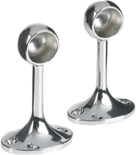  Bracket Rod End 19mm Polished Chrome