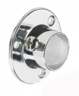  Socket Rod 25mm & Grub Screw Polished Chrome
