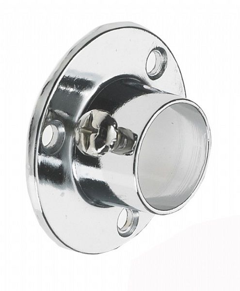  Socket Rod 25mm & Grub Screw Polished Chrome