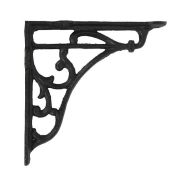 ROTHLEY Ornate Bracket 200x200mm Matt Black