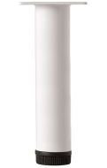  Furniture Leg 150x32mm Round White