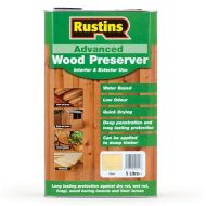 RUSTINS Advanced Wood Preserver Clear 5l