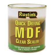 RUSTINS MDF Sealer Quick Drying Clear 500ml