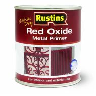 RUSTINS Qd Red Oxide Metal Primer Int/ext 500ml