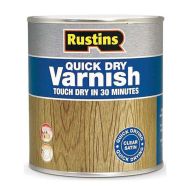 RUSTINS Quick-Drying Int Clear Varnish Satin 250ml