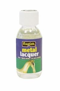 RUSTINS Clear Lacquer Metal Int/ext 125ml