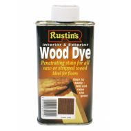 RUSTINS Wood Dye Dark Oak Int/ext (turps) 250ml