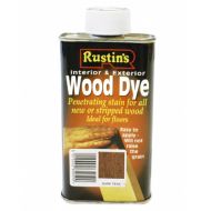 RUSTINS Wood Dye Dark Teak Int/ext (turps) 250ml