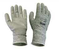 SCAN SCAGLOCUT5XL Gloves Grey Pu Coated Cut 5 XL