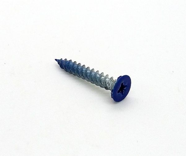  Colour Screw 10x1.1/4 Blue