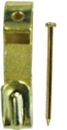  Picture Hooks No1 Pack 5 Electro Brass