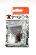  Picture Rail Hooks Pk2 Antique