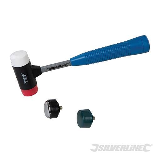 SILVERLINE 633905 4-in-1 Multi-head Hammer
