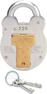  Squire Padlock 220 Old English 38mm Wide