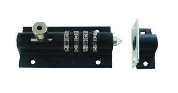 Combination Bolt 4 Digit 125mm Black