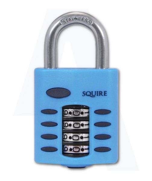 SQUIRE Padlock All-weather Combination 40mm Blue