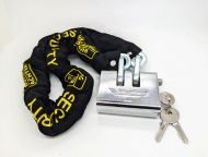  GKM 10/100  ASP290 Chain Hardened Sleeved 10mm 1.0m W/ Lock
