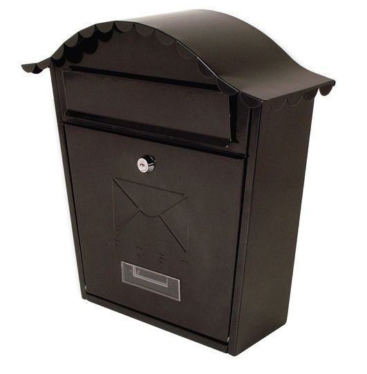 STERLING MB01BK Classic Post Box Black