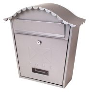 STERLING MB01S Classic Post Box Silver