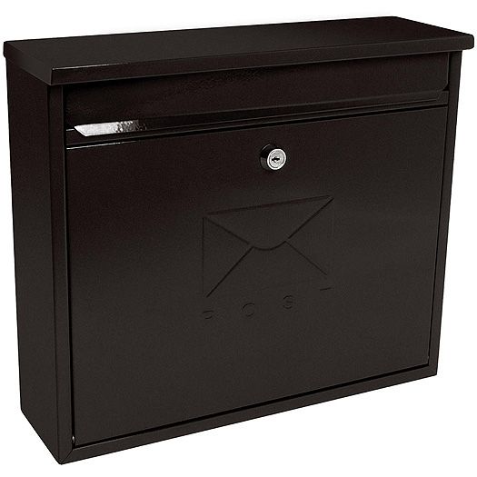 STERLING MB02BK Elegance Post Box Black