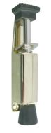 Door Holder Foot Operated 120mm Polished Brass