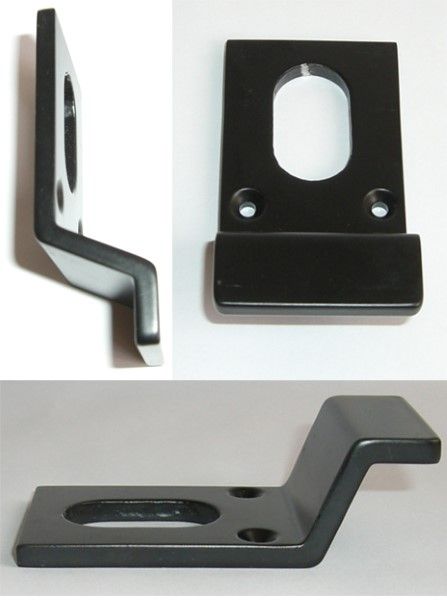  Cylinder Pull Oval 80x41mm Black