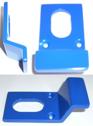  Cylinder Pull Oval 80x41mm Mid Blue