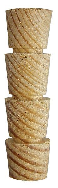  Softwood Cross Grain Tapered Plug Pellets