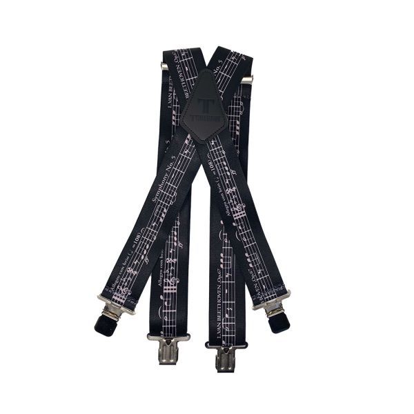TOMAHAWK Braces Music Notes Black