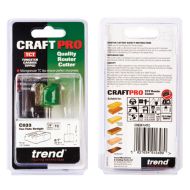 TREND C033X1/4TC Two Flute 25.4mm Dia X 19.1mm Cut
