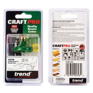 TREND C079X1/4TC Round/over 12.7mm Rad X 19.1mm Cut