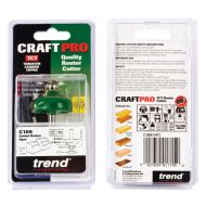TREND C105X1/4TC S/guided Broken Ogee Quirk R6.3mm