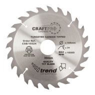 TREND CSB/16524 Craft Saw Blade 165mm x 24t x 30mm