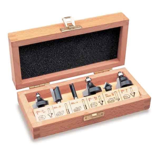 TREND SET/SS7X1/4TC SET/SS7X1/4TC Router Cutter Starter Set 6 Piece