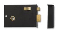 UNION J1209-BJ Rim Latch With Slidebolt 100mm Black