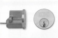 UNION J-1X1OFKB 502 SC Rim Cylinder Only Satin Chrome