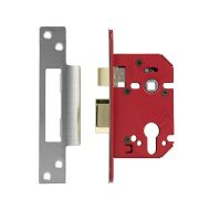 UNION JL22EUS-SS-2.5 Strongbolt Euro Cylinder Sashlock Case 68mm SS