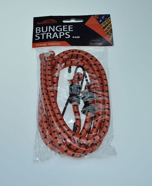 WARRIOR BDX1899C Bungee Straps 1000mm Orange