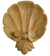 WILD GOOSE PN 341 Large SCalloped Shell 145 x 127mm Pine
