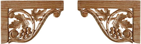 WILD GOOSE PN 510 Small Vineleaf Spandrel 133x190x13mm
