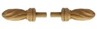 WILD GOOSE PN 787 Spiral Reeded/fluted Curtain Rail Finial