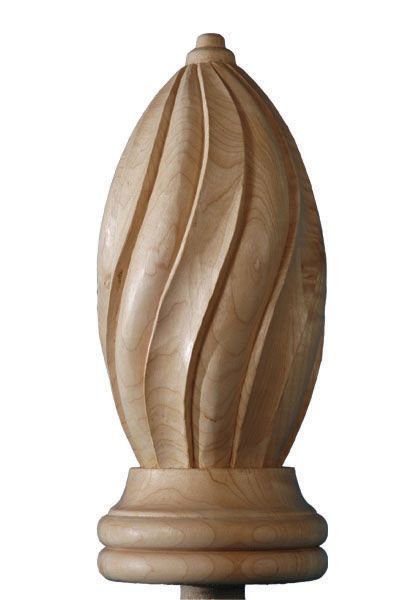 WILD GOOSE PN 788 Lge Spiral Reeded/fluted Newel Post Knob