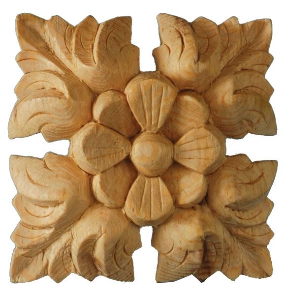 WILD GOOSE PN 931 Square Classical Patera 90x25mm