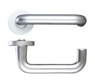  Safety Lever 19mm On Rose Satin Aluminium
