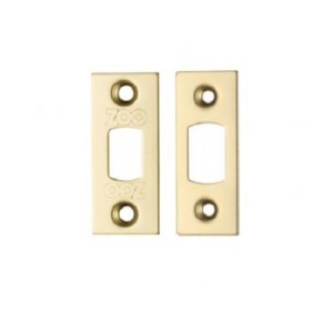 ZOO HARDWARE ZLAP02PVD Tubular Mortice Deadbolt Faceplate PVD