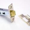 Tubular Latch 76mm Bolt Through Fix Nickel Plated (EACH)